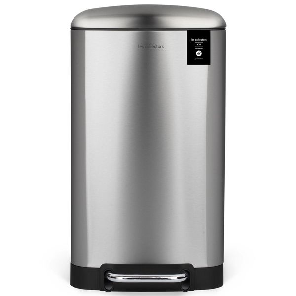 Les Collectors N. 712 Cestino Per Rifiuti In Acciaio Inox A Pedale Da 30 Litri-image
