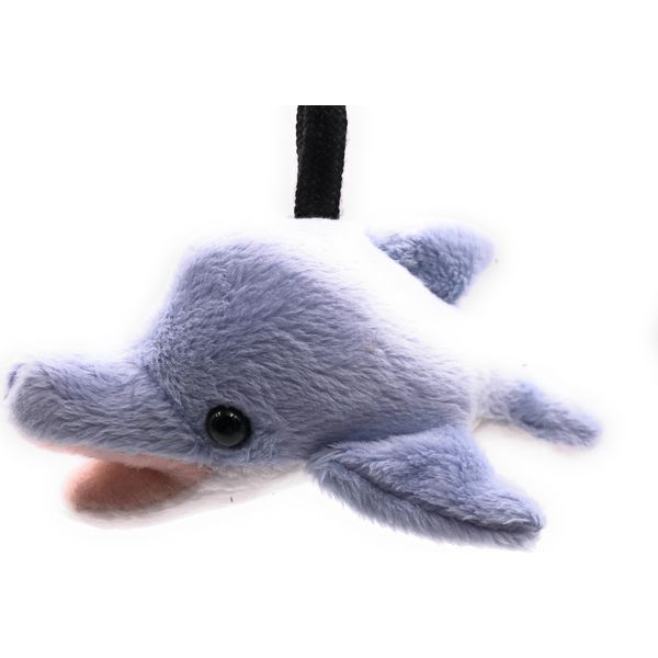 Onwomania Peluche / Coccolone / Portachiavi In Tessuto Animale Delfino Blu 12 Cm-image