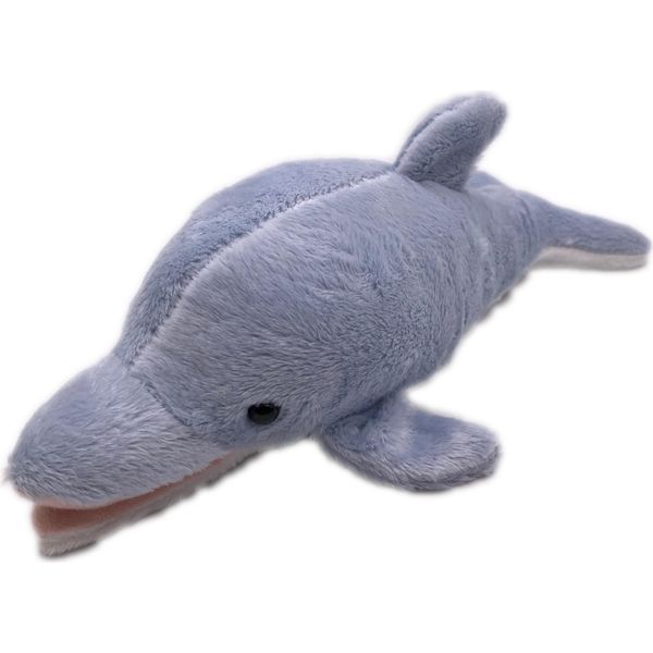 Onwomania Peluche In Tessuto Animale Delfino Grande Grigio 46 Cm-image