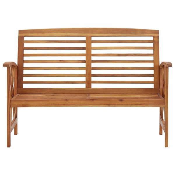 Syfax™ Panchina Da Giardino 119 Cm In Legno Massello D'acacia-image