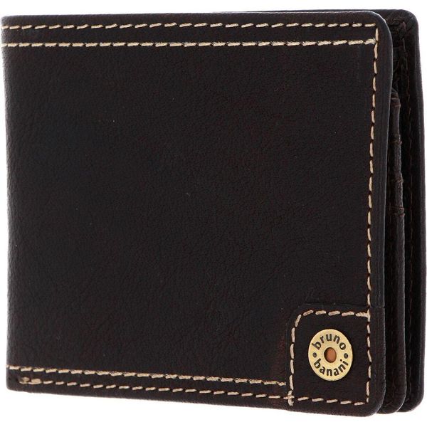 Bruno Banani Pelle Portafoglio Wallet With Flap Brown Marrone-image