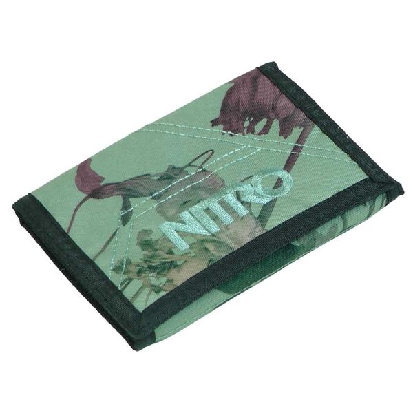 Nitro Portafoglio Daypacker Collection Wallet Dead Flower Verde Multicolore-image