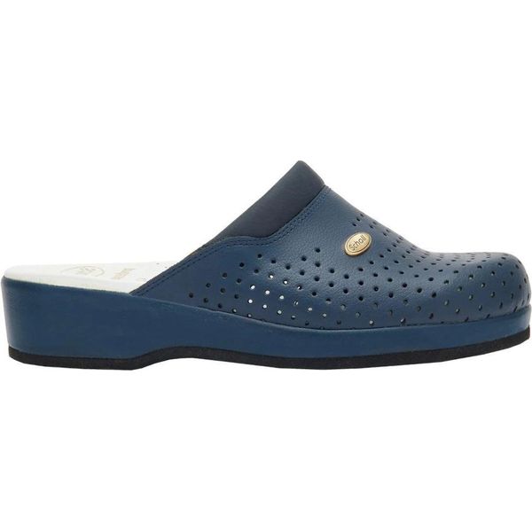 Scholl Clog Backguard - Unisex Clogs Navy Blue Size 40-image