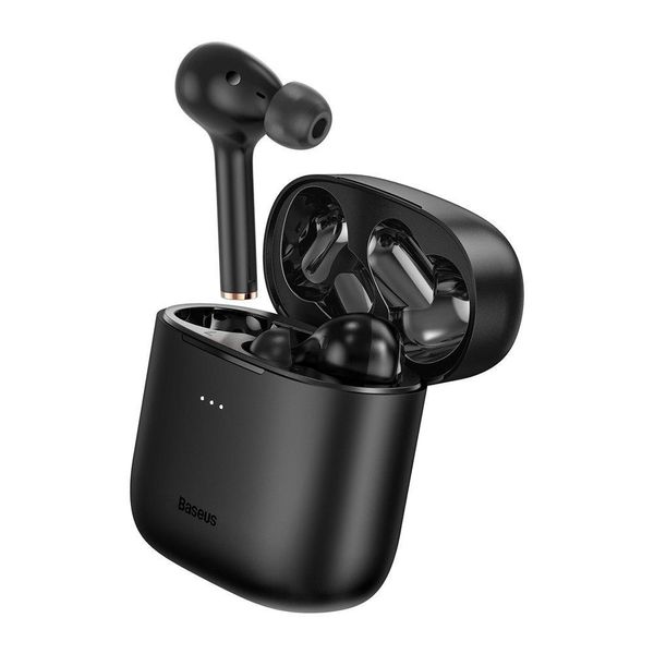 Baseus Encok W06 Tws Cuffie Senza Fili, Bluetooth 5.0, Aptx, Ricarica Induttiva - Nero-image