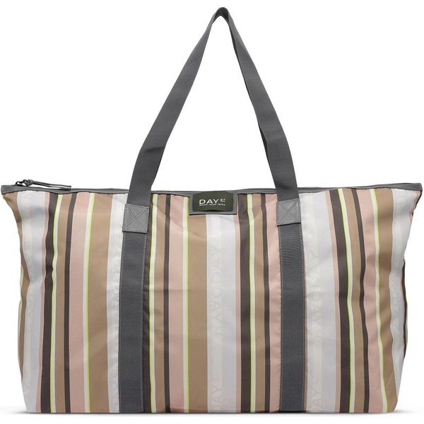 Day Et Borsa Da Viaggio Borsetta Day Gweneth RE-P Stripe Shoulder Bag Tigers Eye Beige Marrone-image