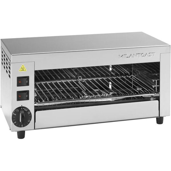 Milantoast Forno / Tostapane In Acciaio Inox 3 Posizioni 220-240 V 1,85 Kw-image