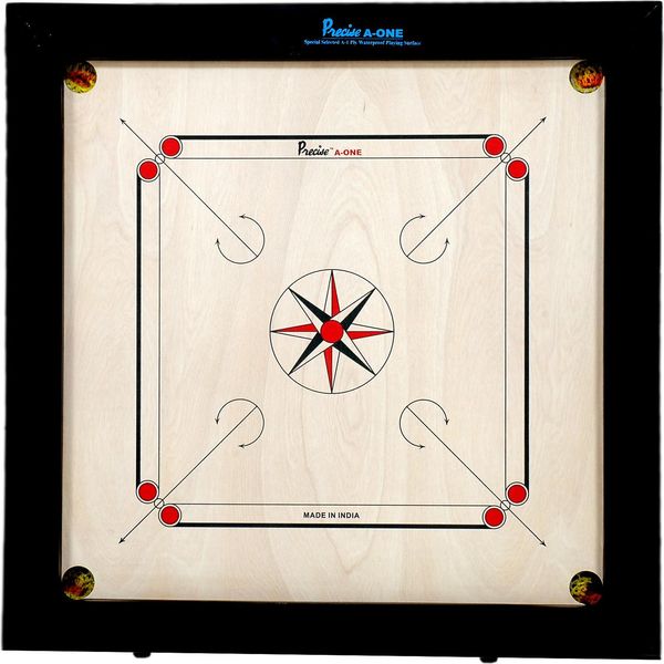 Precise - Prof Carrom - Ama-One 8 Mm - 12 Kg. - Set Completo - Turniertauglich - India-image