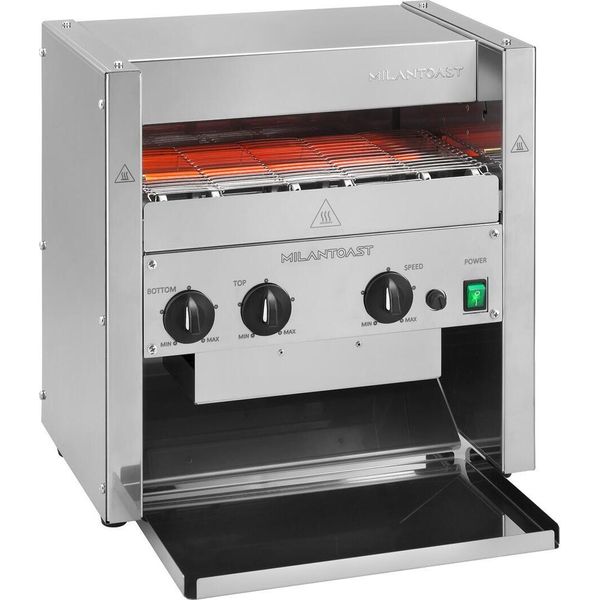MILANTOAST-ULTRA-FAST Tostapane A Nastro A 3 Fette 220-240 V 3,4 Kw-image