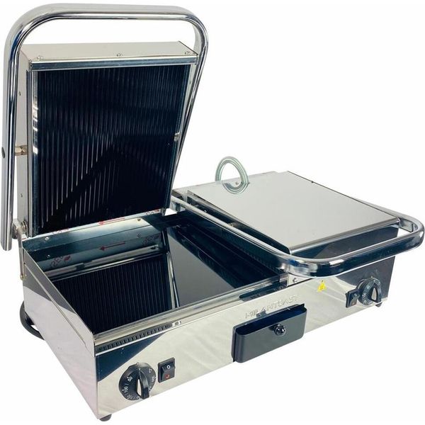 Milantoast-Doppia Piastra In Vetroceramica Liscia Nervata 220-240 V 2,99 Kw-image