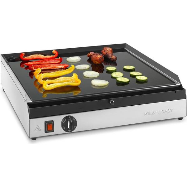 Milantoast-Maxi Piastra In Vetroceramica Liscio 51X54Cm 220-240V 50/60Hz 2,8Kw-image
