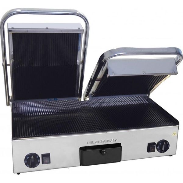 Milantoast Piano Di Cottura In Vetroceramica A Doppia Nervatura 220-240 V 2,99 Kw-image