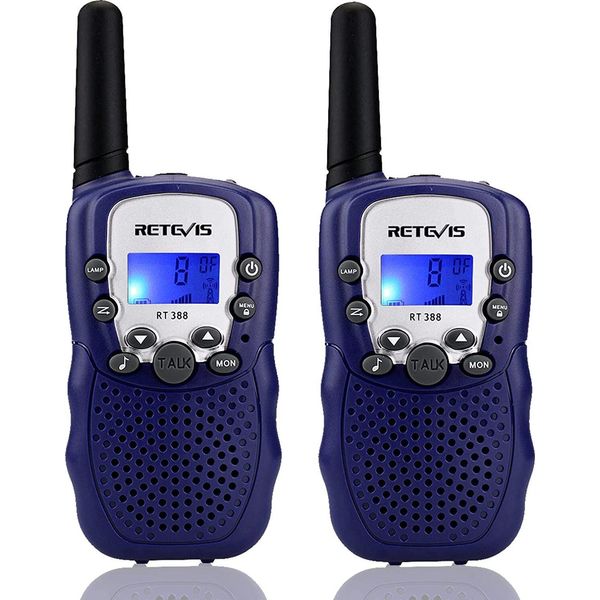 Retevis RT388 Walkie Talkie Bambini, Regalo Per Bambini Da 4 A 12 Anni, Con Torcia Vox, Dcs/Ctcss, Radio A Lungo Raggio Per Giochi Da Campeggio-image
