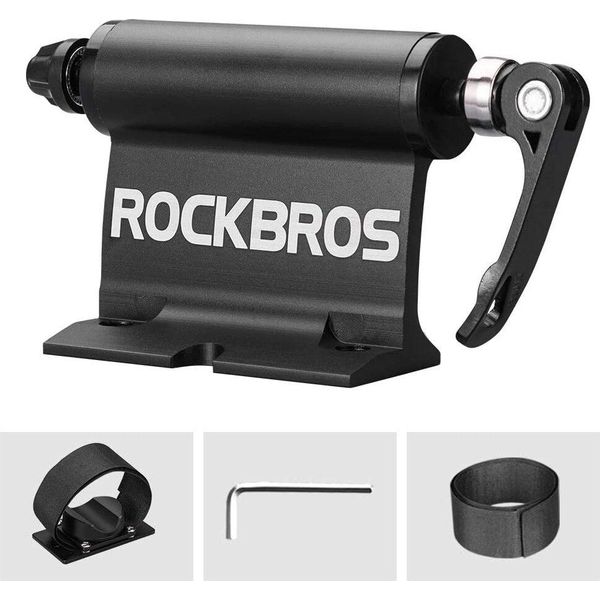 Rockbros Portabici Da Tetto Portapacchi A Montaggio Rapido Alluminio Nero-image