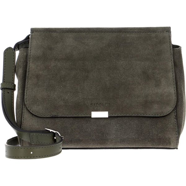 Saddler Pelle Borsa A Tracolla Uppsala Crossbody Bag Olive Verde-image