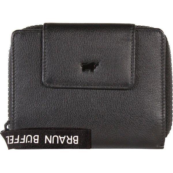 Braun BüFfel Pelle Portafoglio Capri Zip Wallet 8CS Black Nero-image