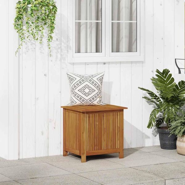 Contenitore Da Giardino 60X50X58 Cm In Legno Massiccio Di Acacia-image