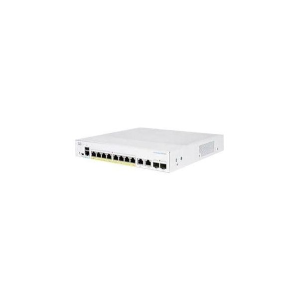 Cisco CBS350-8FP-2G-EU Switch Di Rete Gestito L2/L3 Gigabit Ethernet (10/100/1000) Argento-image