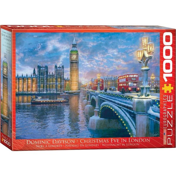Puzzle Da 1000 Pezzi - Puzzle - Vigilia Di Natale A Londra + Set Di 3 Accessori Per Puzzle-image