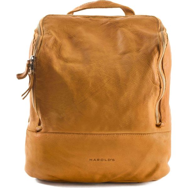 Harold's Pelle Zaino Zaino Per Laptop Con Scomparto Per Laptop Submarine Notebook Backpack Yellow Senape-image