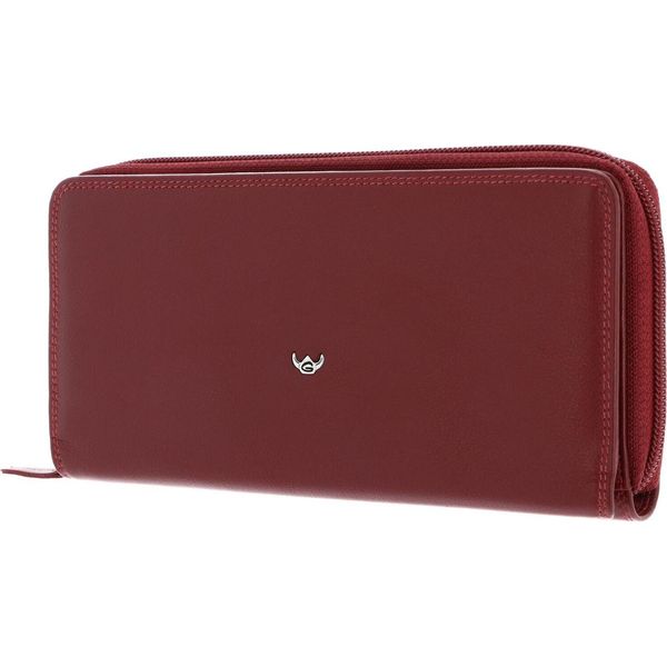 Golden Head Pelle Portafoglio Polo Rfid Protect Ladies Purse Red Rosso-image
