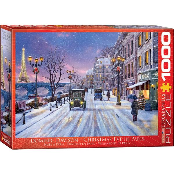Puzzle Da 1000 Pezzi - Puzzle - Vigilia Di Natale A Parigi + Cornice In Alluminio Per Puzzle Da 1000 Pezzi-image