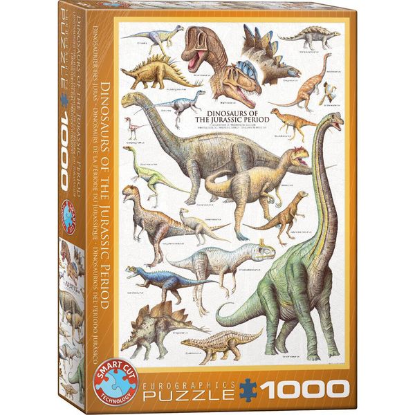 Puzzle Da 1000 Pezzi - Puzzle - Dinosauri Giurassici + Set Deluxe Di 3 Accessori Per Puzzle-image