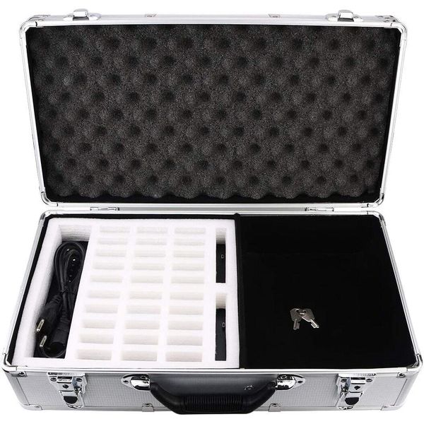 Retekess TT001 Sistema Di Guida Turistica Box Di Ricarica 32 Slot Compatibile Con T130-T131 2 Slot Per Il Trasmettitore E 30 Slot Per Il Ricevitore-image