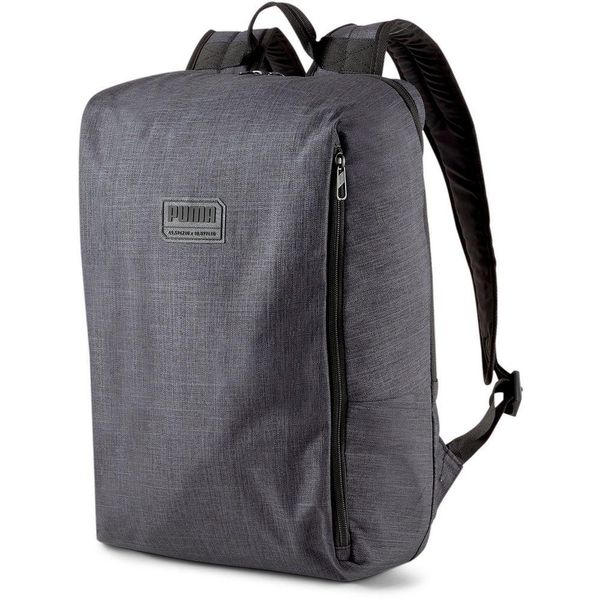 Puma Zaino Con Scomparto Per Laptop City Backpack 22L Puma Black Heather Grigio Blu-image