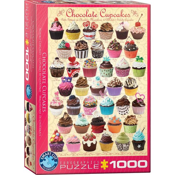 Puzzle Da 1000 Pezzi - Puzzle - Cupcake Al Cioccolato + Set Di 3 Accessori Per Puzzle Deluxe-image