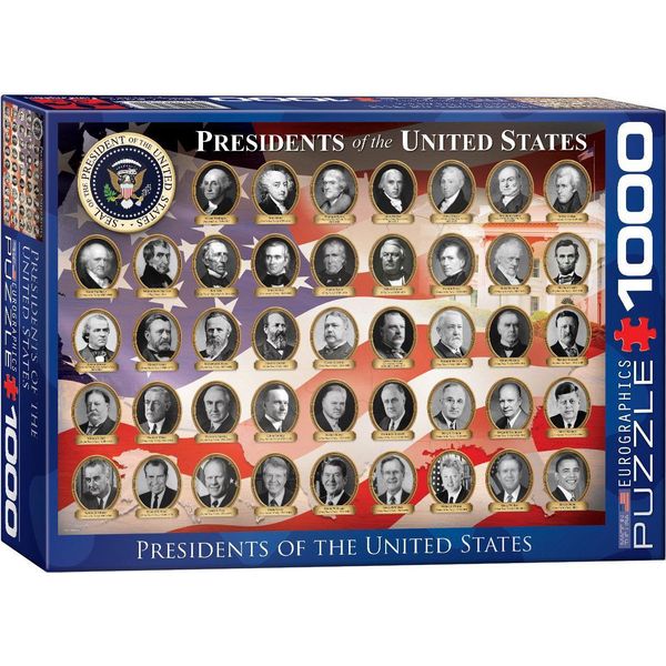 Puzzle Da 1000 Pezzi - Puzzle - I Presidenti Degli Stati Uniti + Set Di 3 Accessori Per Puzzle-image