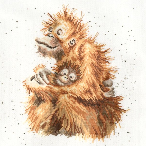 Set Per Punto Croce Bothy Threads "Love Is"", 26X26Cm, XHD29, Schema Contato"-image