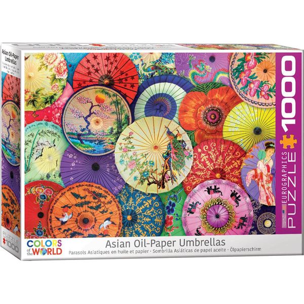 Puzzle Da 1000 Pezzi - Puzzle - Ombrelli Di Carta Asiatici + Accessori Per Puzzle-image