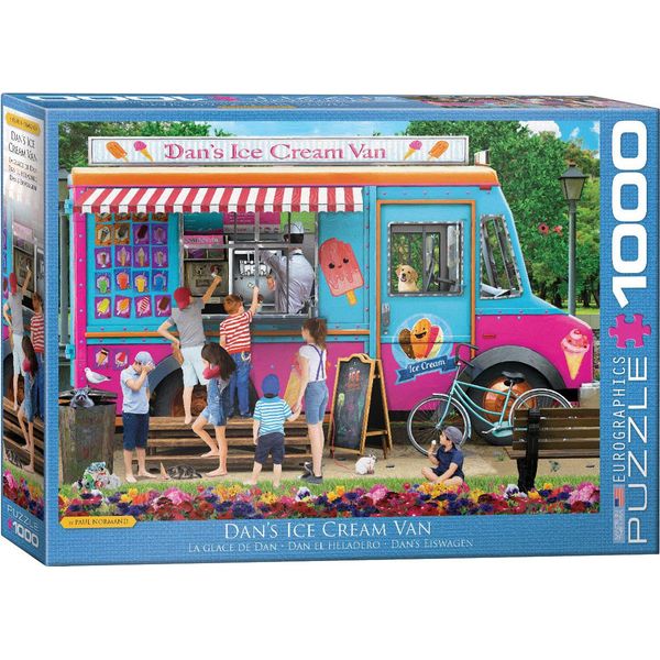 Puzzle Da 1000 Pezzi - Puzzle - Il Furgone Dei Gelati Di Dan + Accessori Per Il Puzzle-image