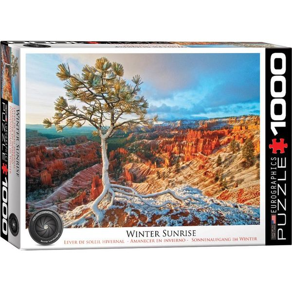 Puzzle Da 1000 Pezzi - Puzzle - Alba D'inverno + Accessori Per Puzzle-image