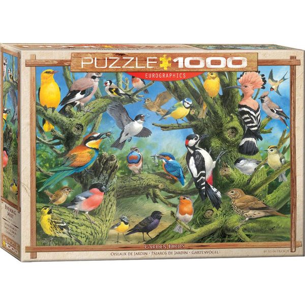 Puzzle Da 1000 Pezzi - Puzzle - Mondo Colorato Di Uccelli + Cornice In Alluminio Per Puzzle Da 1000 Pezzi-image