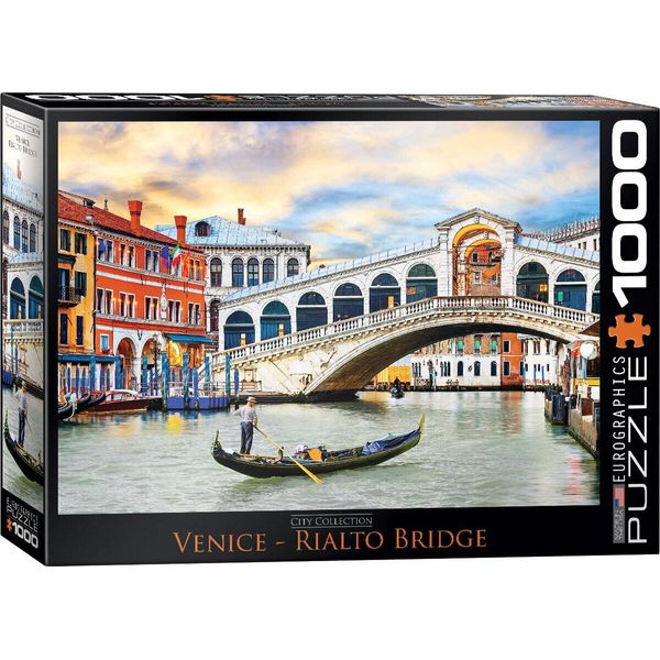 Puzzle Da 1000 Pezzi - Puzzle - Ponte Di Rialto Di Venezia + Cornice In Alluminio Per Puzzle Da 1000 Pezzi-image