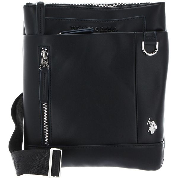 U.S. Polo Assn. Borsa A Tracolla Cambridge Flat Crossbody Bag Black Nero-image