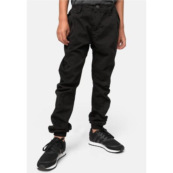 Urban Classics Boys Pantaloni Da Jogging Elasticizzati Neri - 158/164-image