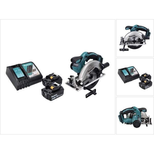 Sega Circolare A Batteria Makita Dss 611 Rt 18 V 165 Mm + 2X Batterie 5,0 Ah + Caricabatterie-image