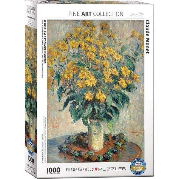 Puzzle Da 1000 Pezzi - Puzzle - Claude Monet - Fiori Di Topinambur + Accessori Per Puzzle-image