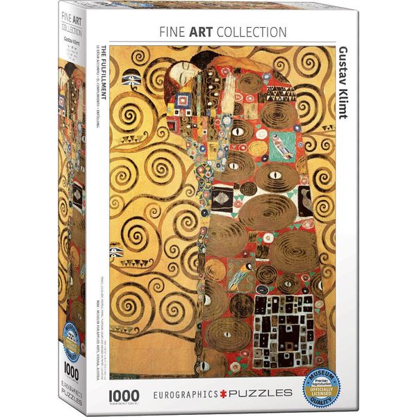 Puzzle Da 1000 Pezzi - Puzzle - Il Compimento Di Gustav Klimt + Puzzle Cornice In Alluminio Per 1000 Pezzi-image