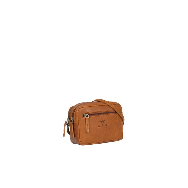 Mustang Pelle Borsa A Tracolla Catania Crossbody Cognac Marrone-image
