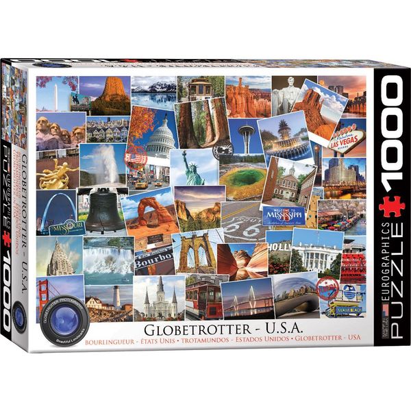 Puzzle Da 1000 Pezzi - Puzzle - Destinazioni Da Sogno Degli Usa + Accessori Per Puzzle-image