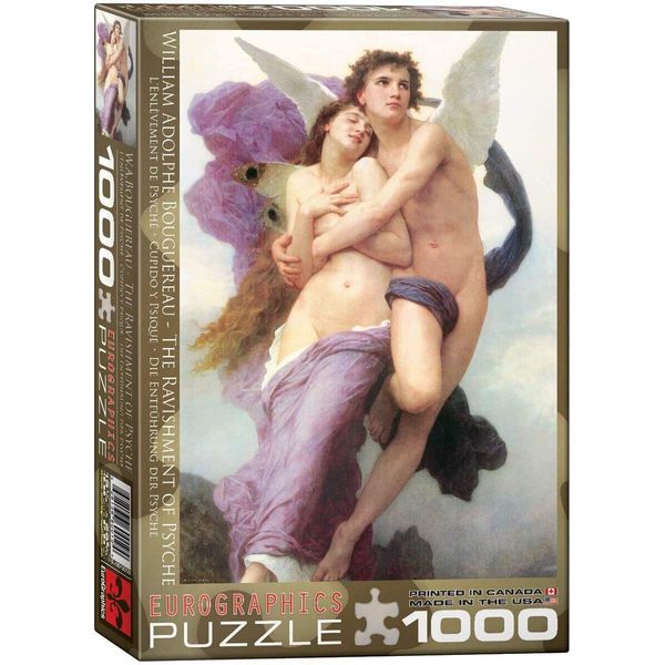 Puzzle Da 1000 Pezzi - Puzzle - Bouguereau - Il Rapimento Di Psiche + Puzzle Cornice In Alluminio Per 1000 Pezzi-image