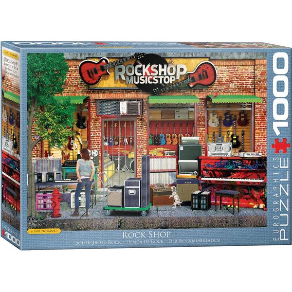 Puzzle Da 1000 Pezzi - Puzzle - Il Negozio Di Musica Rockshop + Accessori Per Puzzle-image