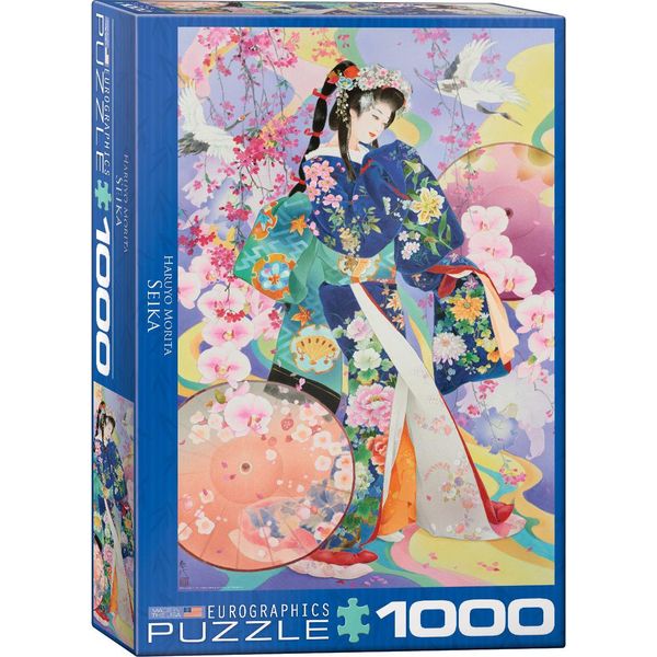 Puzzle Da 1000 Pezzi Japan Kimono Art -Seika Di Haruyo Morita-image