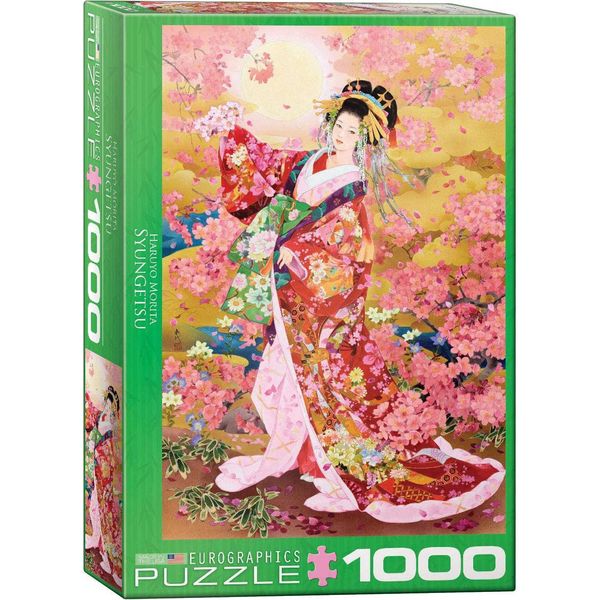 Puzzle Da 1000 Pezzi Japan Kimono Art Syungetsu Di Haruyo Morita-image