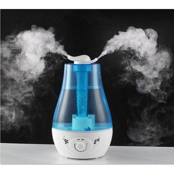 Umidificatore A Ultrasuoni Da 3L, Umidificatore A Ultrasuoni Da 25W Umidificatore Per Ambienti A Ultrasuoni Con Led Per Uso Domestico E Ufficio-image