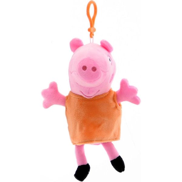 Ciondolo In Peluche Peppa Wutz (14 Cm) Portachiavi Per Bambini Mamma Wutz-image
