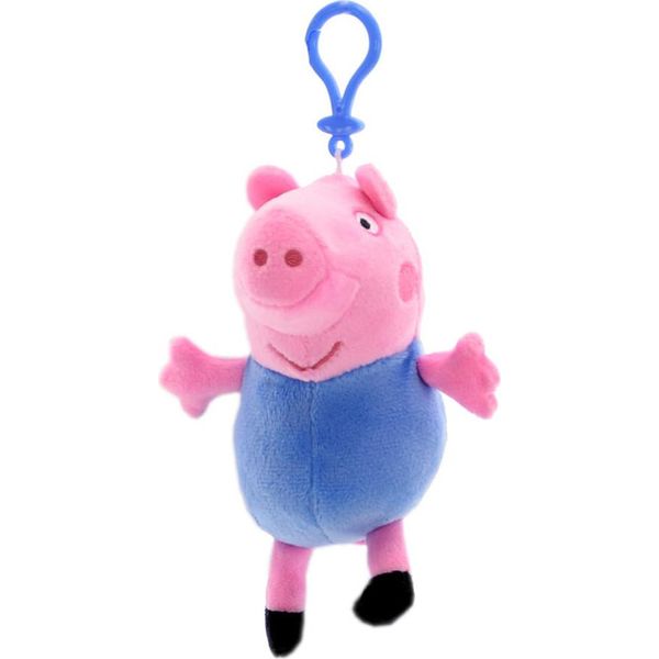 Ciondolo Peluche Peppa Wutz (14 Cm) Portachiavi Per Bambini George-image